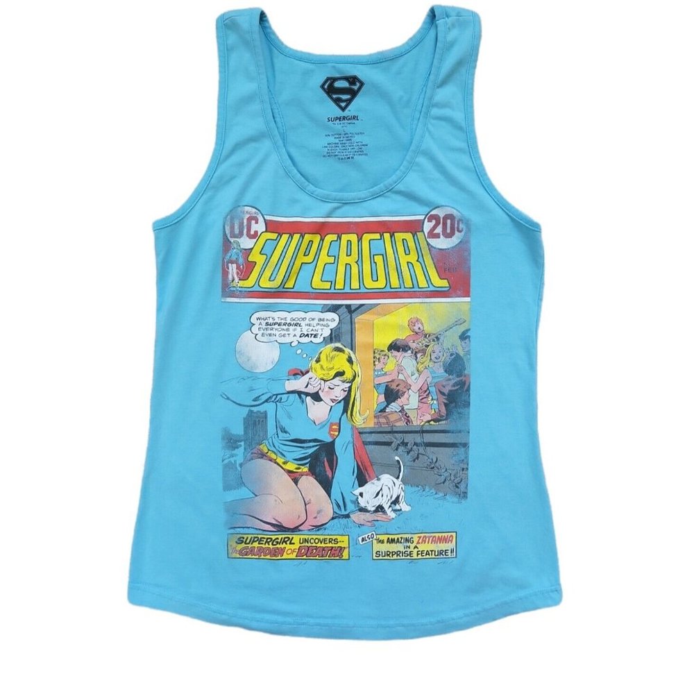 Supergirl "The Garden Of Death" Tank Top Size L